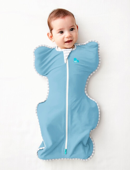 LOVE TO DREAM Swaddle Up Original 1.0 TOG Newborn, Dusty Blue product photo View 03 L