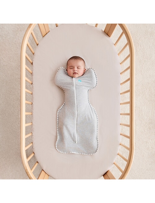 LOVE TO DREAM Swaddle Up Original 1.0 TOG Newborn, Grey product photo View 06 L