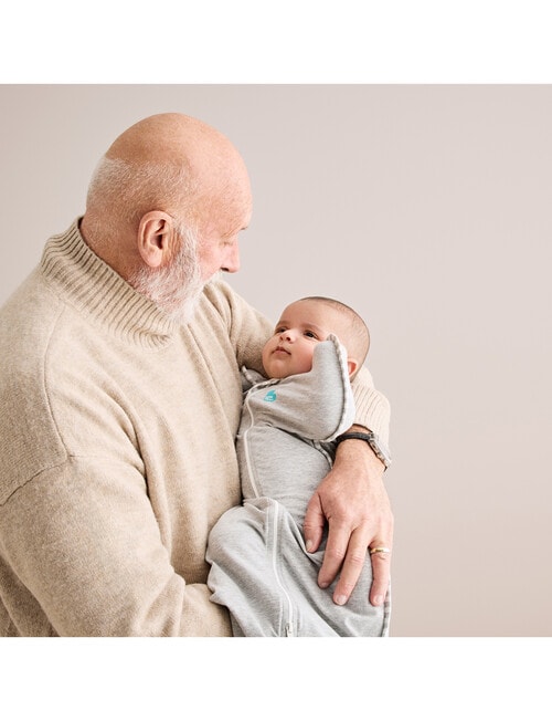 LOVE TO DREAM Swaddle Up Original 1.0 TOG Newborn, Grey product photo View 07 L