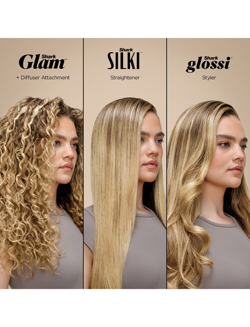 Shark Glam Ceramic & Powerful Air Styling & Drying System, Soft Gold, HD6054SANZ product photo View 07 L