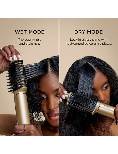 Shark Glam Ceramic & Powerful Air Styling & Drying System, Soft Gold, HD6054SANZ product photo View 08 L