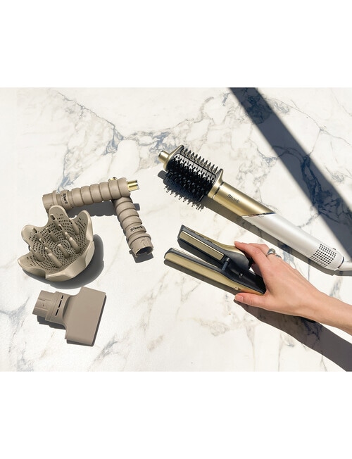 Shark Glam Ceramic & Powerful Air Styling & Drying System, Soft Gold, HD6054SANZ product photo View 12 L