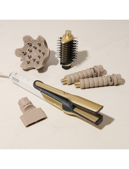 Shark Glam Ceramic & Powerful Air Styling & Drying System, Soft Gold, HD6054SANZ product photo View 14 L