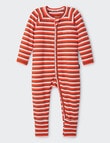 Bonds Triple Stripe Wide Needle Rib Zippy Sleepsuit, Multi product photo