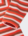 Bonds Triple Stripe Wide Needle Rib Zippy Sleepsuit, Multi product photo View 04 S
