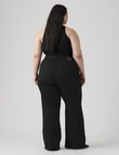 Levis 318 Shaping Wide Leg Jeans, Soft Black product photo View 02 S