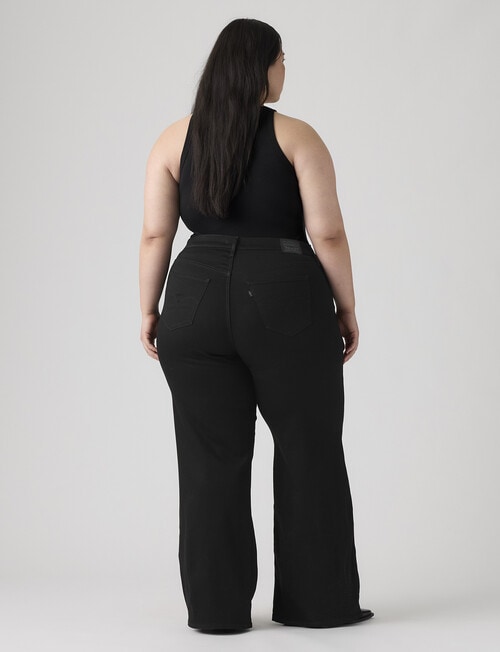 Levis 318 Shaping Wide Leg Jeans, Soft Black product photo View 02 L