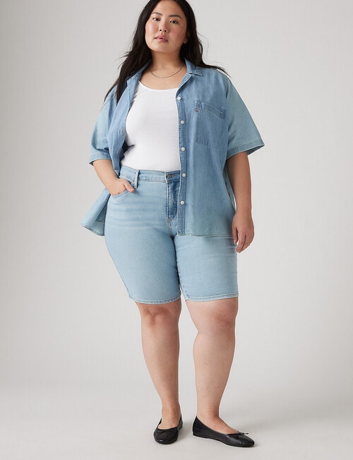Levis Shaping Double Duty Bermuda Short Plus product photo View 05 L