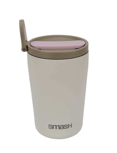 Smash Sleek Barista Buddy Travel Cup, 355ml, Cream product photo