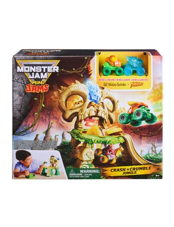 Monster Jam Mini Jams Jungle Playset product photo