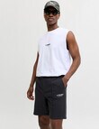 Jack & Jones Soho Kane Sweat Short, Black product photo View 02 S
