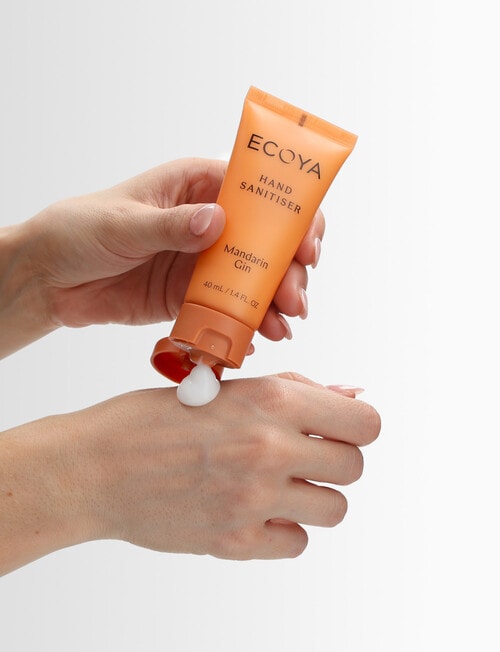 Ecoya Mandarin Gin Hand Sanitiser, 40ml product photo View 02 L