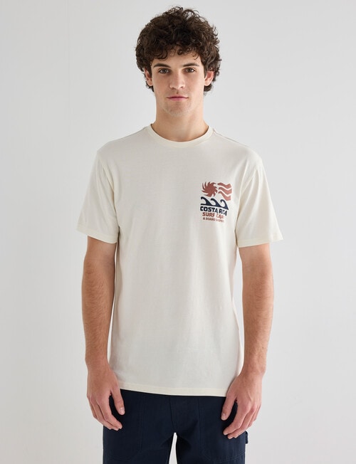 Gasoline Costa Rica Printed Tee, Natural product photo
