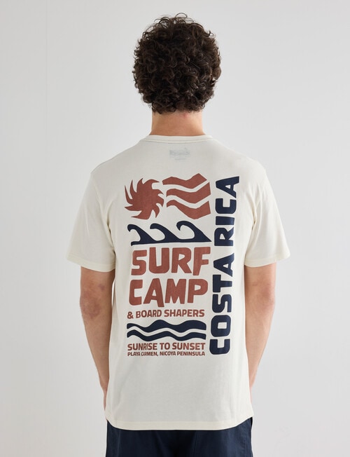 Gasoline Costa Rica Printed Tee, Natural product photo View 02 L