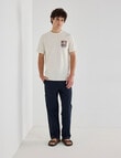 Gasoline Costa Rica Printed Tee, Natural product photo View 03 S