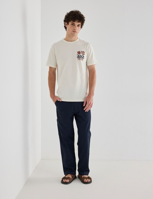 Gasoline Costa Rica Printed Tee, Natural product photo View 03 L
