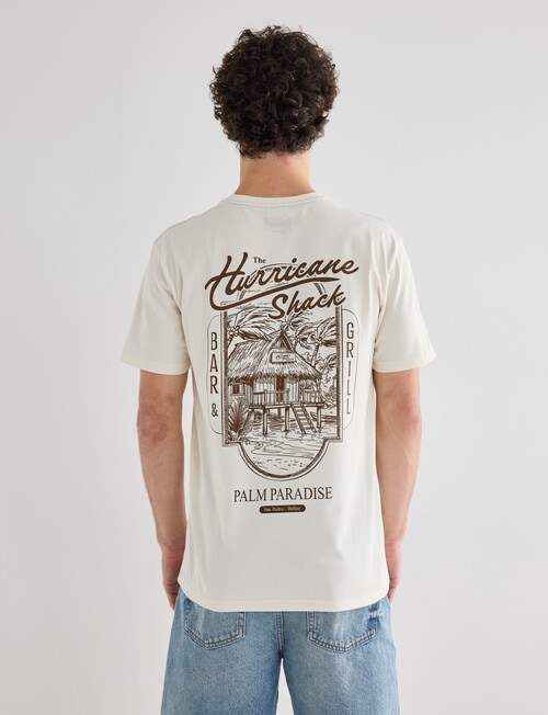 Gasoline Haviana Shack Printed Tee, Natural product photo View 02 L