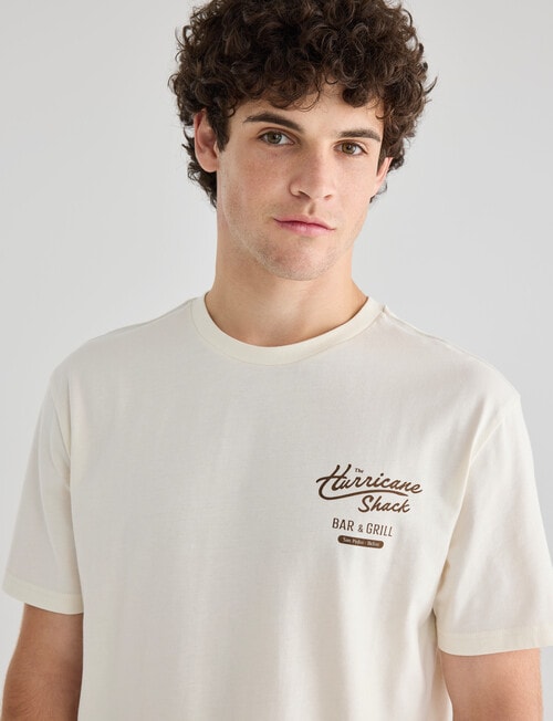 Gasoline Haviana Shack Printed Tee, Natural product photo View 04 L