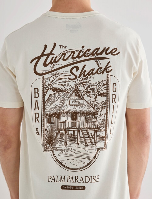 Gasoline Haviana Shack Printed Tee, Natural product photo View 05 L