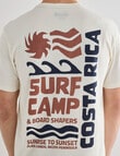 Gasoline Costa Rica Printed Tee, Natural product photo View 05 S