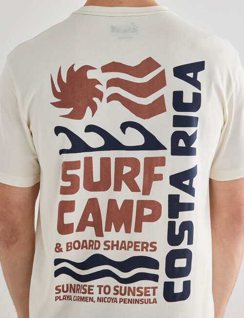 Gasoline Costa Rica Printed Tee, Natural product photo View 05 L