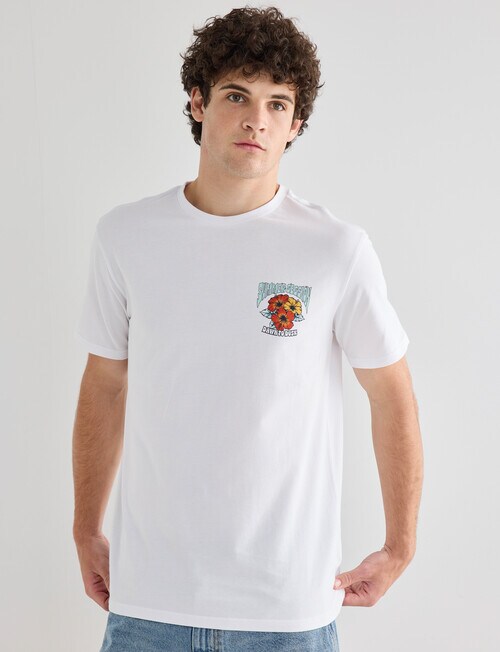 Gasoline Dawn to Dusk Tee, White product photo