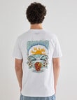 Gasoline Dawn to Dusk Tee, White product photo View 02 S