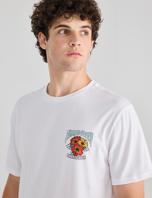 Gasoline Dawn to Dusk Tee, White product photo View 04 L