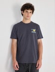 Gasoline Paradise Tee, Charcoal product photo View 04 S
