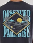 Gasoline Paradise Tee, Charcoal product photo View 05 S