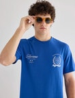 Gasoline Playas Printed Tee, Blue product photo