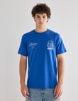 Gasoline Playas Printed Tee, Blue product photo View 04 S