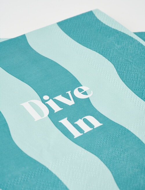 Terrace Cove Paper Napkin, 20-Pack, Stripe product photo View 03 L