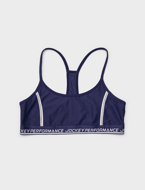 Jockey Dry Impact Crop Top, 2-Pack, Patriot Blue & Pink product photo View 03 L