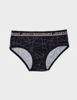 Jockey Dry Fast Bikini Brief, Black Kinetic Print product photo