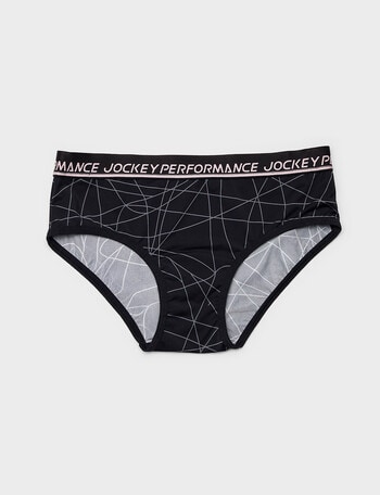 Jockey Dry Fast Bikini Brief, Black Kinetic Print product photo