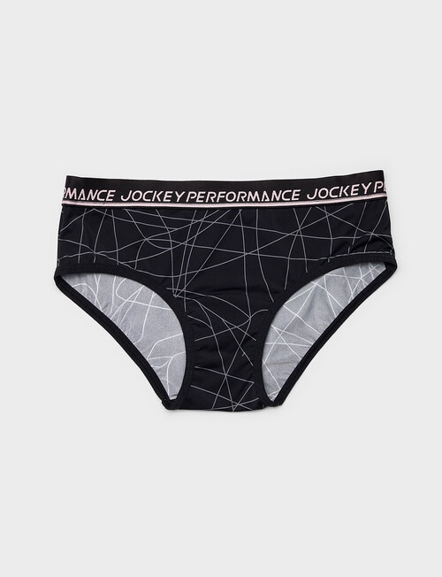 Jockey Dry Fast Bikini Brief, Black Kinetic Print product photo