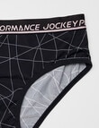 Jockey Dry Fast Bikini Brief, Black Kinetic Print product photo View 02 S