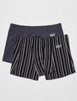 Jockey Skants Trunks, 2-Pack, Grey & Grey Stripe product photo