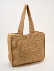 Zest Resort Paper Straw Tote Bag, Natural product photo