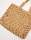 Zest Resort Paper Straw Tote Bag, Natural product photo View 05 S