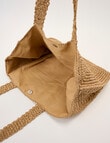 Zest Resort Paper Straw Tote Bag, Natural product photo View 06 S