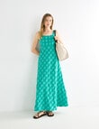 Zest Green Check Bias Dress product photo