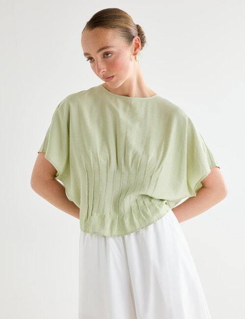 Jigsaw Air Top, Lettuce Green product photo View 05 L