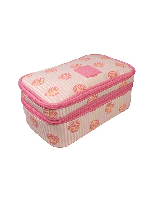 Tender Love + Carry Double Zip Utility, Seashell Coral product photo View 02 L