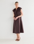 Jigsaw Stillwater Dress, Dark Plum product photo