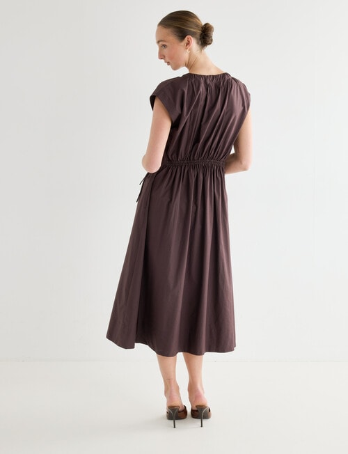 Jigsaw Stillwater Dress, Dark Plum product photo View 02 L