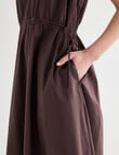 Jigsaw Stillwater Dress, Dark Plum product photo View 05 S