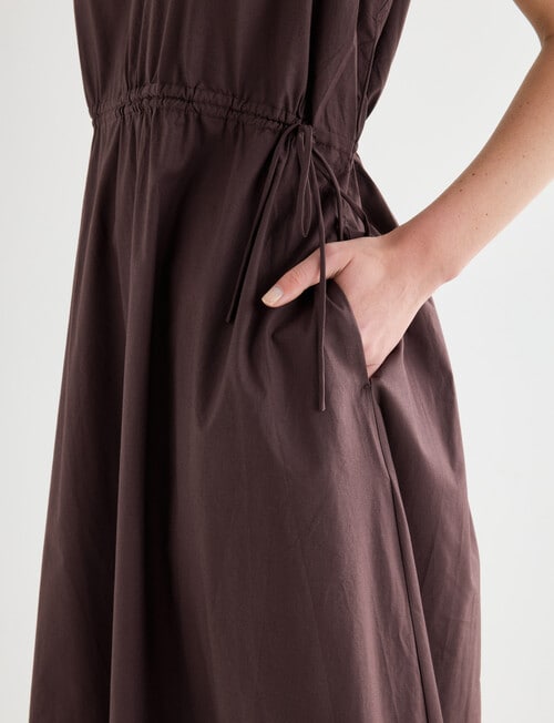 Jigsaw Stillwater Dress, Dark Plum product photo View 05 L