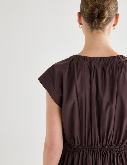 Jigsaw Stillwater Dress, Dark Plum product photo View 06 L